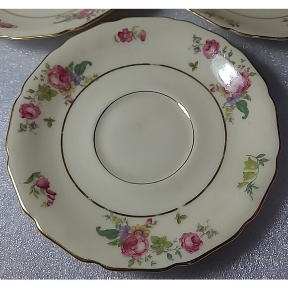 Thomas Ivory Thomas Bavaria "Rosemont” saucers 3pc. set - Picture 2 of 8